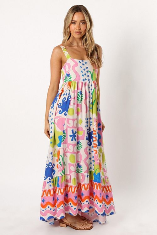 Petal And Pup Women's Greer Maxi Dress Women's Fashion Shoes & Accessories