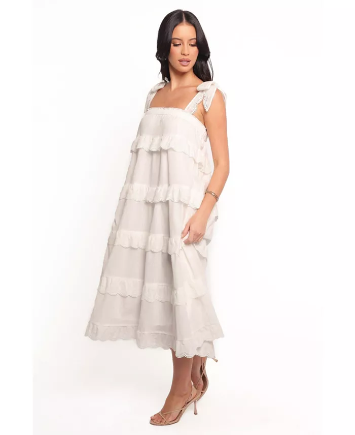 Petal And Pup Women's Harriette Midi Dress Women's Fashion Shoes & Accessories