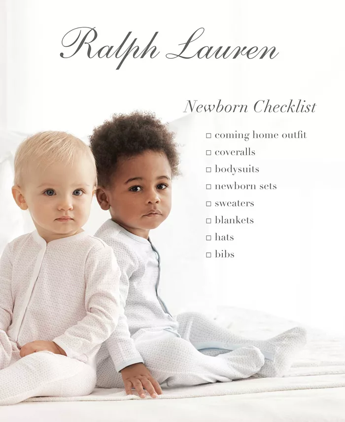 Polo Ralph Lauren Baby Boys Cotton Short Sleeved Polo Shortall Kids