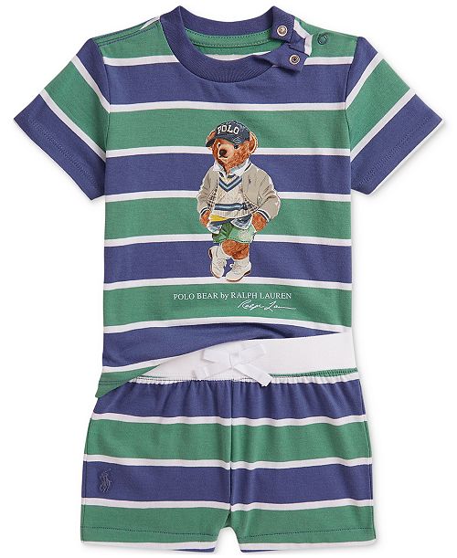 Polo Ralph Lauren Baby Boys Polo Bear Tee & Shorts Set Kids