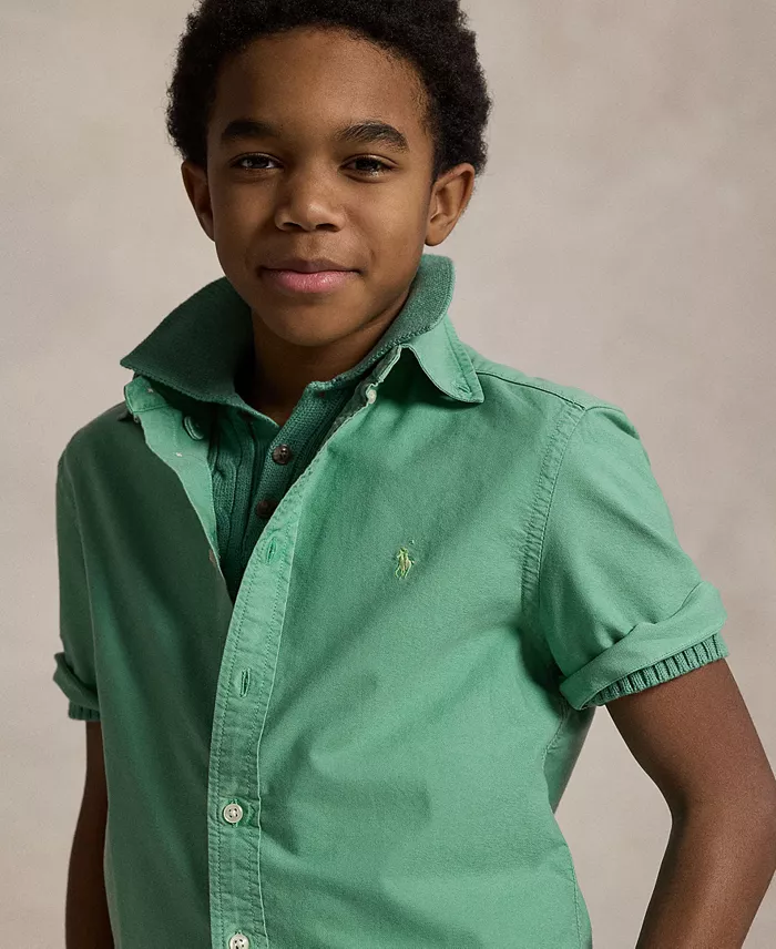 Polo Ralph Lauren Big Boys Oxford Short-Sleeve Shirt Kids