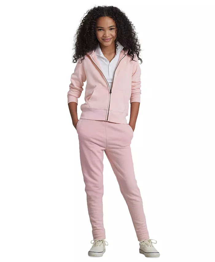 Polo Ralph Lauren Big Girls French Terry Full-Zip Hoodie Kids