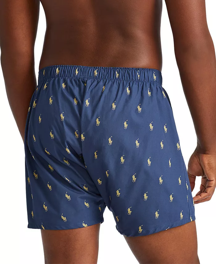 Polo Ralph Lauren Men's 3-Pack Classic Woven Cotton Boxers Men's Fashion & Accessories