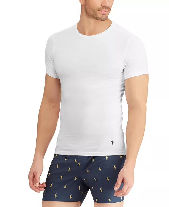 Polo Ralph Lauren Men's 3-Pack Slim Fit Crewneck Undershirt Men's Fashion & Accessories