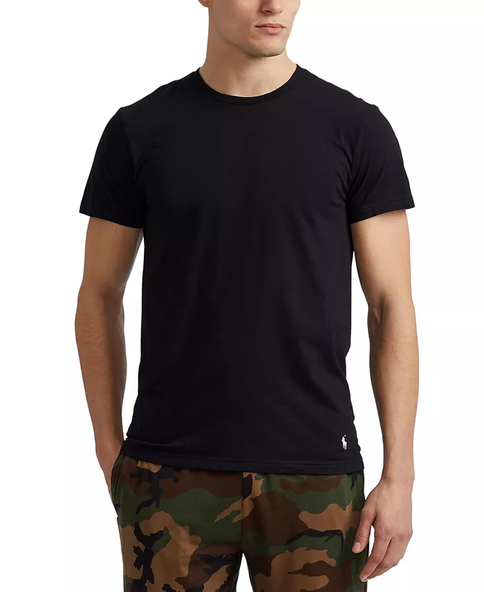Polo Ralph Lauren Men's 5+1 Free Bonus Classic-Fit Crewneck Undershirts Pack Men's Fashion & Accessories