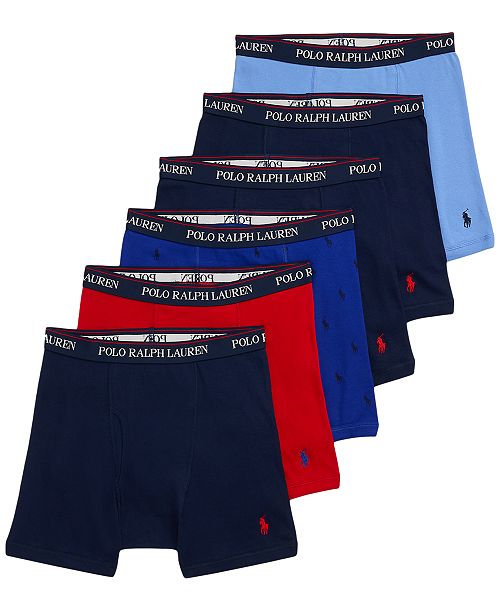 Polo Ralph Lauren Men's 5+1 Free Bonus Classic-Fit Boxer Briefs Men's Fashion & Accessories