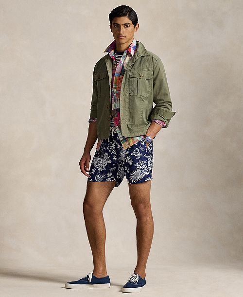 Polo Ralph Lauren Men's 5.75-Inch Traveler Polo Bear Swim Trunks Men's Fashion & Accessories