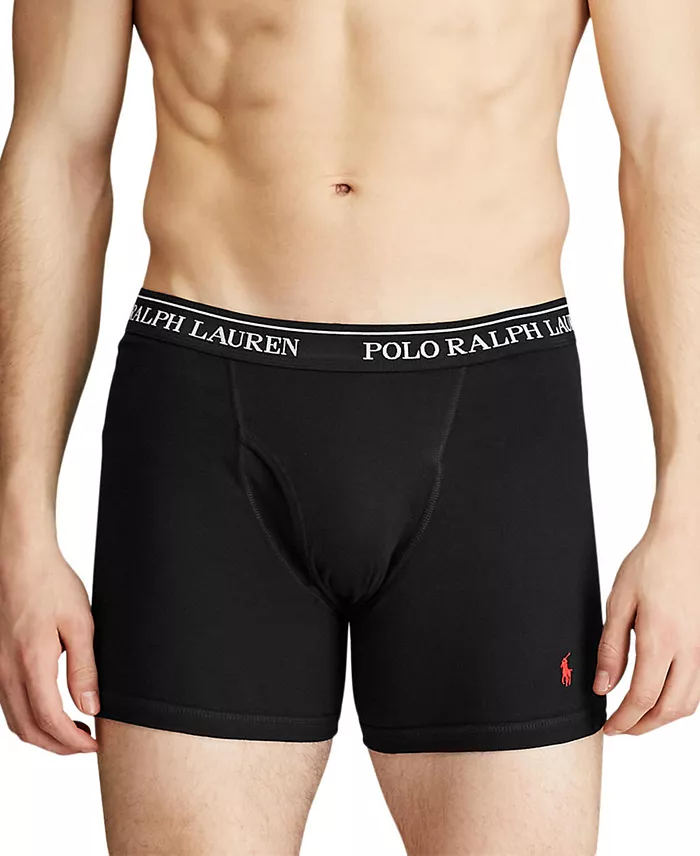 Polo Ralph Lauren Men's 5-Pack Classic Cotton Boxer Briefs Men's Fashion & Accessories