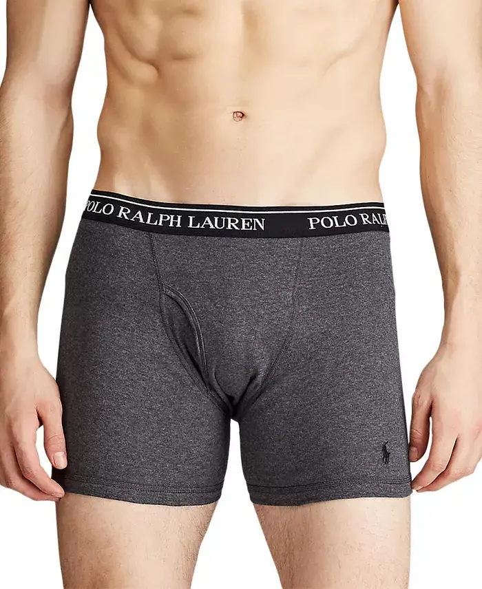 Polo Ralph Lauren Men's 5-Pack Classic Cotton Boxer Briefs Men's Fashion & Accessories
