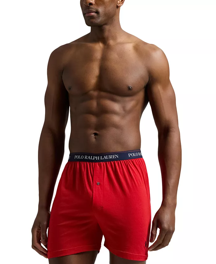 Polo Ralph Lauren Men's 6-Pk. Classic-Fit Cotton Knit Boxer Briefs Men's Fashion & Accessories