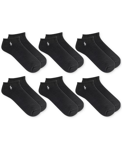 Polo Ralph Lauren Men's 6-Pk. Performance Sport Low Cut Socks Men's Fashion & Accessories