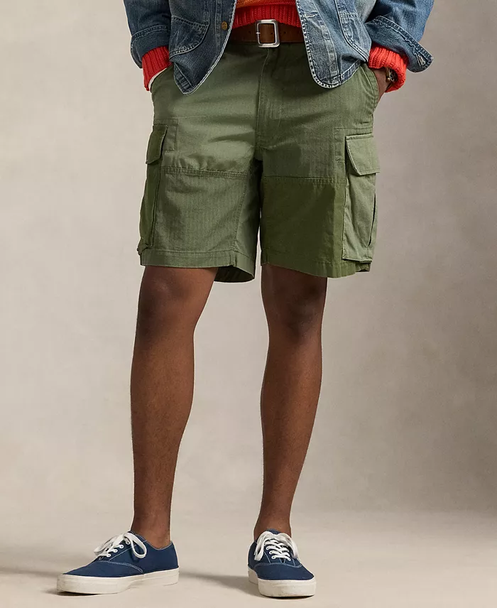 Polo Ralph Lauren Men's 8.5" Relaxed Patchwork Cargo Shorts Men's Fashion & Accessories