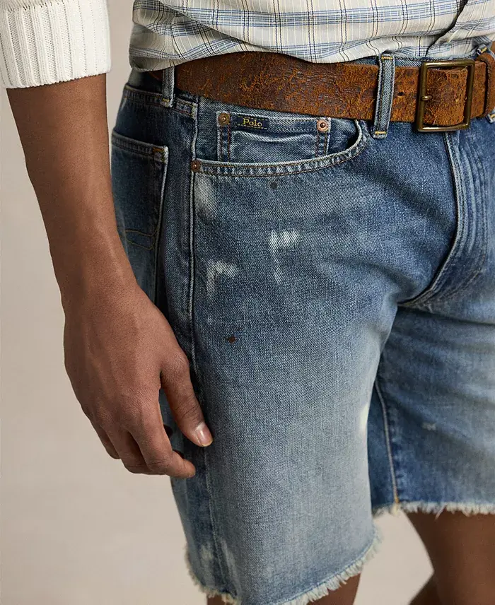 Polo Ralph Lauren Men's 8-Inch Vintage Classic Denim Shorts Men's Fashion & Accessories