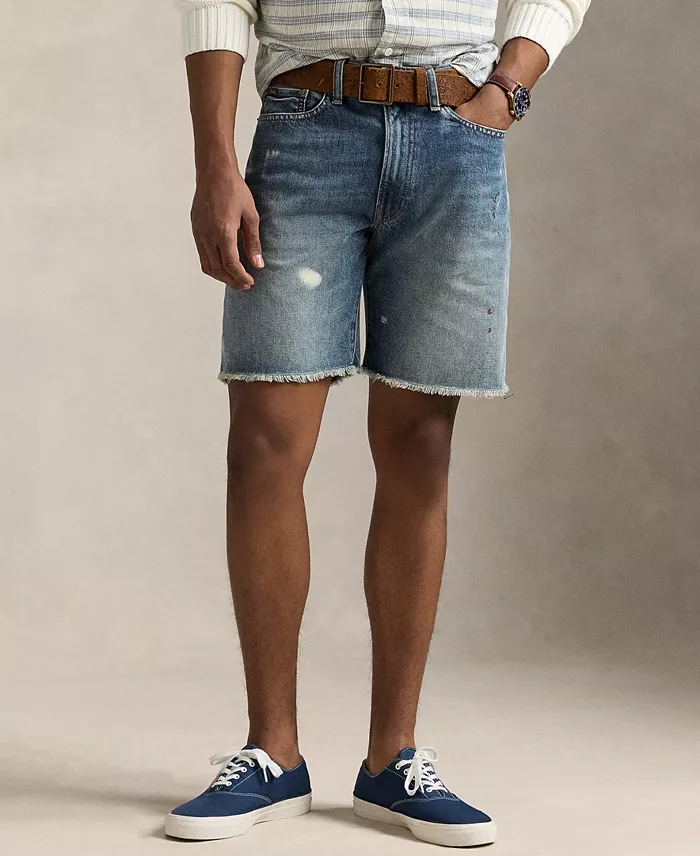 Polo Ralph Lauren Men's 8-Inch Vintage Classic Denim Shorts Men's Fashion & Accessories