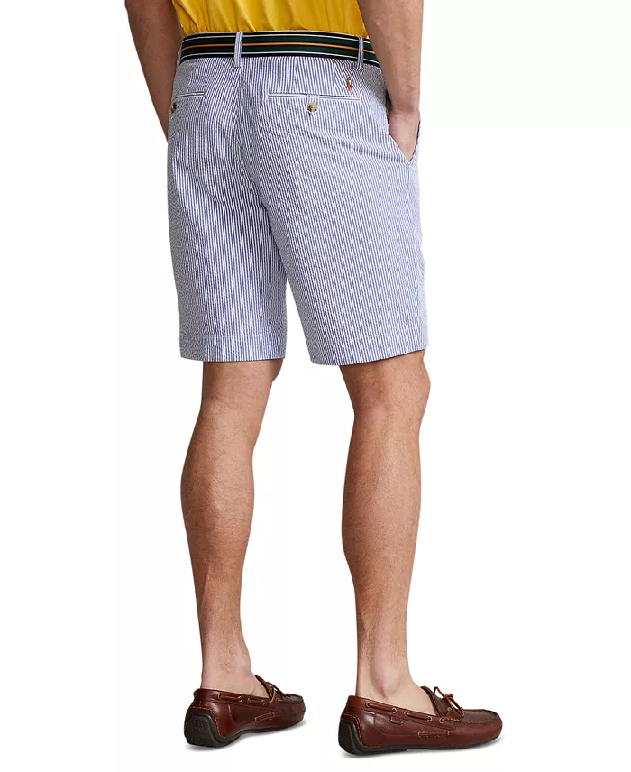 Polo Ralph Lauren Men's 9-1/4-Inch Stretch Classic-Fit Seersucker Shorts Men's Fashion & Accessories