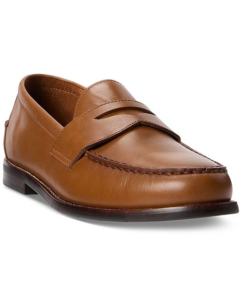 Polo Ralph Lauren Men's Alston Leather Penny Loafers Men's Shoes