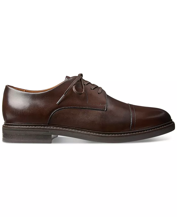 Polo Ralph Lauren Men's Asher Leather Cap-Toe Dress Shoe Men's Shoes