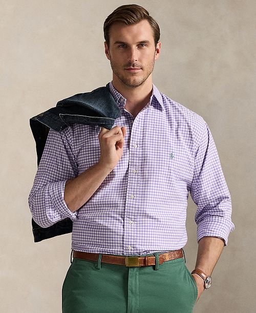 Polo Ralph Lauren Men's Big & Tall Cotton Oxford Shirt Men's Fashion & Accessories