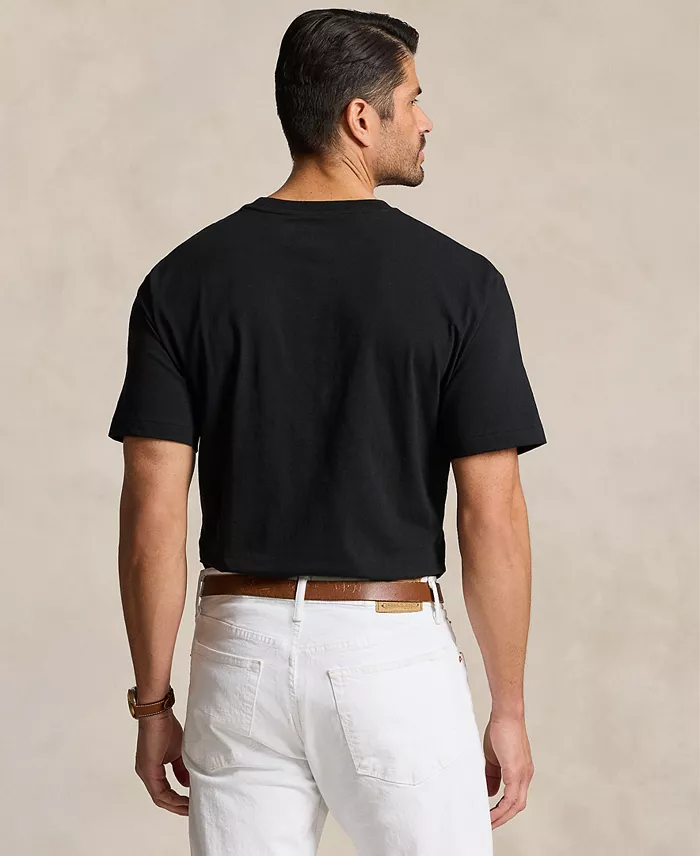 Polo Ralph Lauren Men's Big & Tall Crew-Neck Pocket T-Shirt Men's Fashion & Accessories