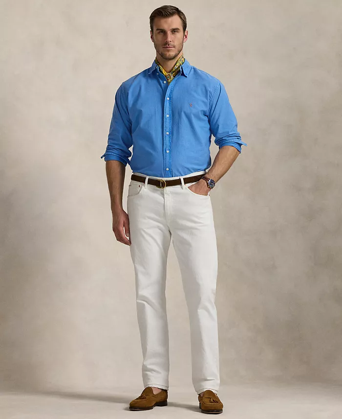 Polo Ralph Lauren Men's Big & Tall Garment-Dyed Oxford Shirt Men's Fashion & Accessories