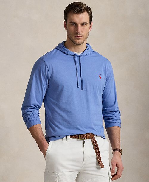 Polo Ralph Lauren Men's Big & Tall Jersey Hooded T-Shirt Men's Fashion & Accessories