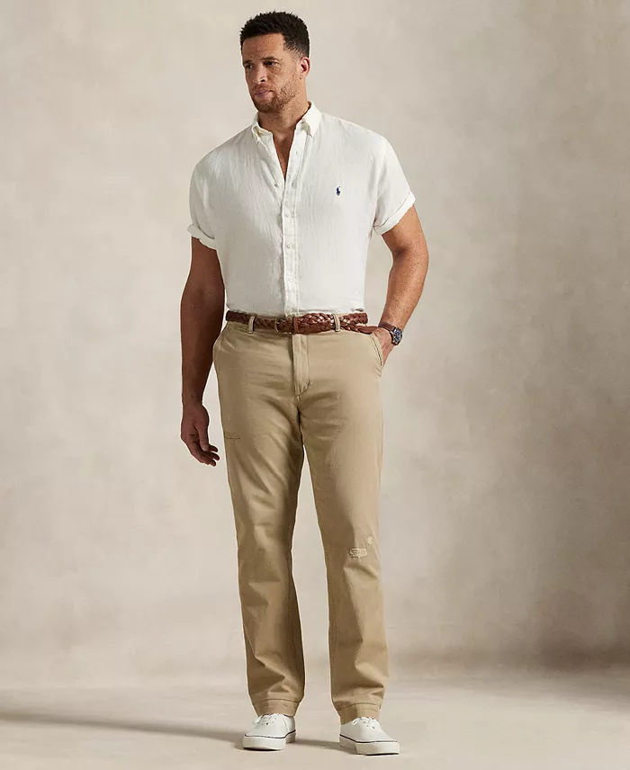 Polo Ralph Lauren Men's Big & Tall Linen Shirt Men's Fashion & Accessories