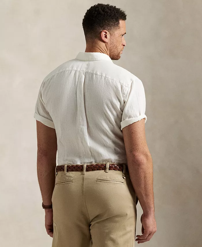 Polo Ralph Lauren Men's Big & Tall Linen Shirt Men's Fashion & Accessories