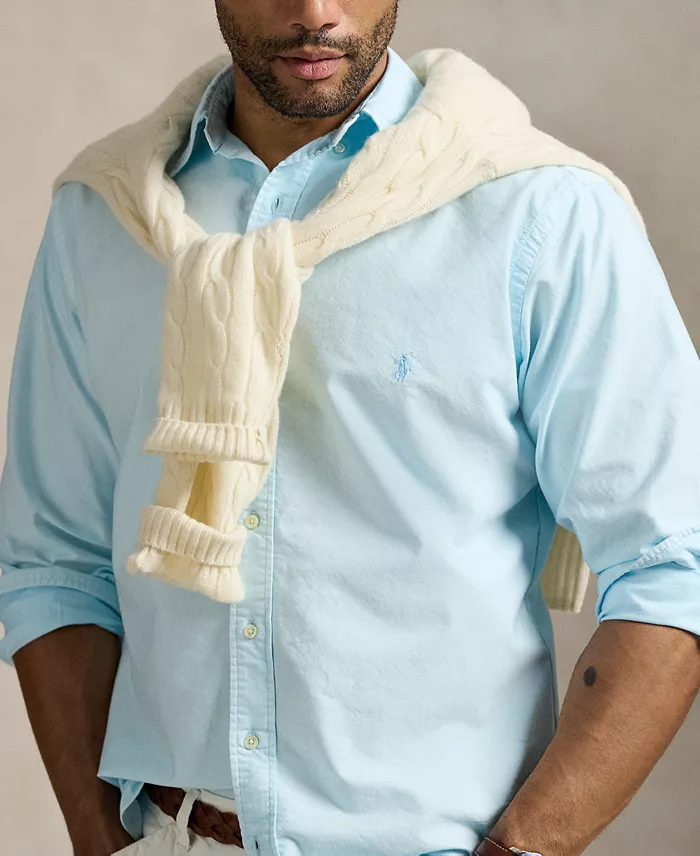 Polo Ralph Lauren Men's Big & Tall Mineral-Dyed Oxford Shirt Men's Fashion & Accessories