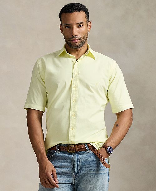 Polo Ralph Lauren Men's Big & Tall Mineral-Dyed Oxford Shirt Men's Fashion & Accessories