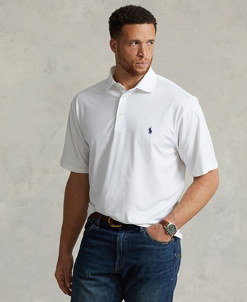 Polo Ralph Lauren Men's Big & Tall Performance Stretch Jersey Polo Shirt Men's Fashion & Accessories