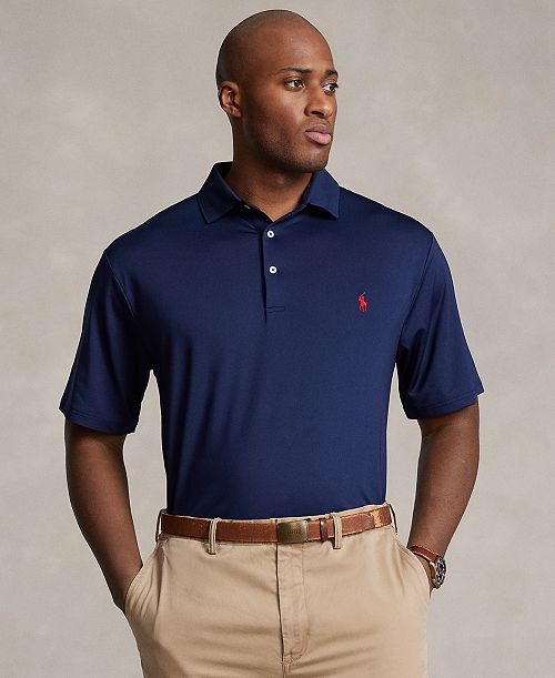 Polo Ralph Lauren Men's Big & Tall Performance Stretch Jersey Polo Shirt Men's Fashion & Accessories