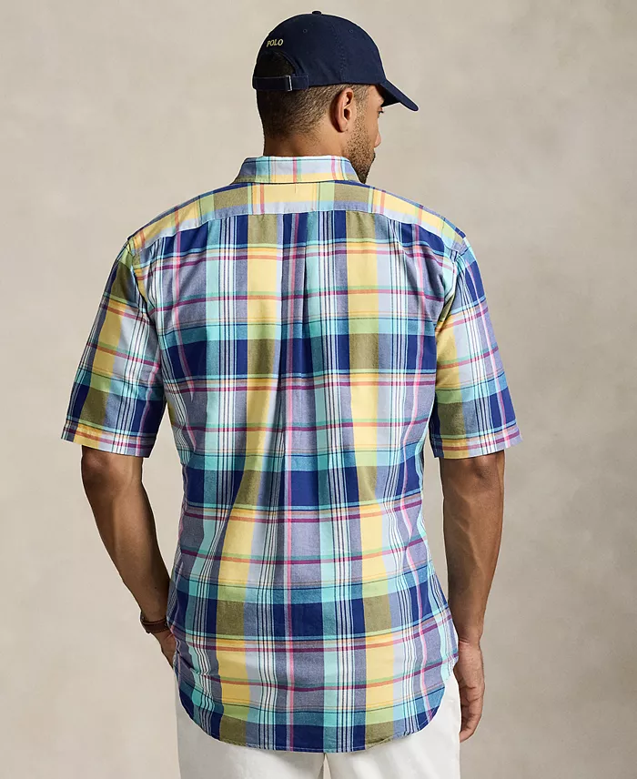 Polo Ralph Lauren Men's Big & Tall Plaid Oxford Shirt Men's Fashion & Accessories