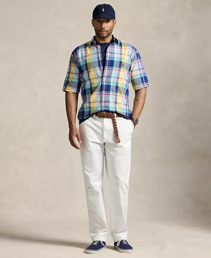 Polo Ralph Lauren Men's Big & Tall Plaid Oxford Shirt Men's Fashion & Accessories