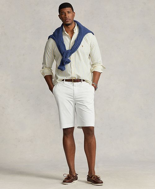 Polo Ralph Lauren Men's Big & Tall Stretch Classic-Fit Chino Shorts Men's Fashion & Accessories