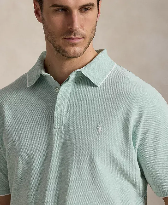 Polo Ralph Lauren Men's Big & Tall Stretch Oxford Mesh Polo Shirt Men's Fashion & Accessories