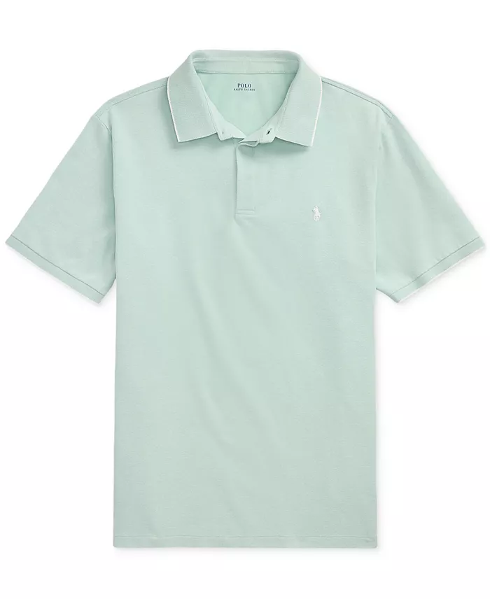 Polo Ralph Lauren Men's Big & Tall Stretch Oxford Mesh Polo Shirt Men's Fashion & Accessories