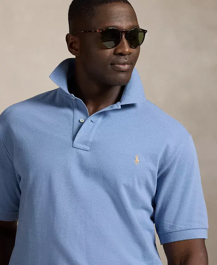 Polo Ralph Lauren Men's Big & Tall The Iconic Mesh Polo Shirt Men's Fashion & Accessories