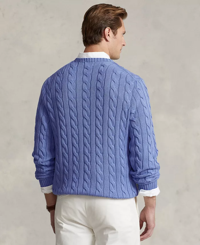 Polo Ralph Lauren Men's Cable-Knit Cotton Sweater Men's Fashion & Accessories