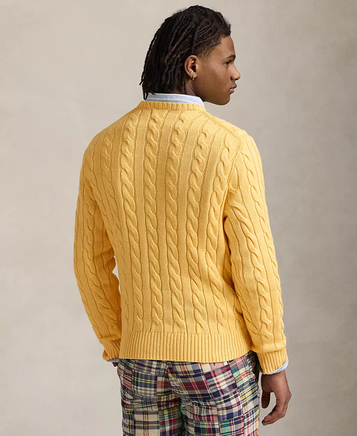 Polo Ralph Lauren Men's Cable-Knit Cotton Sweater Men's Fashion & Accessories