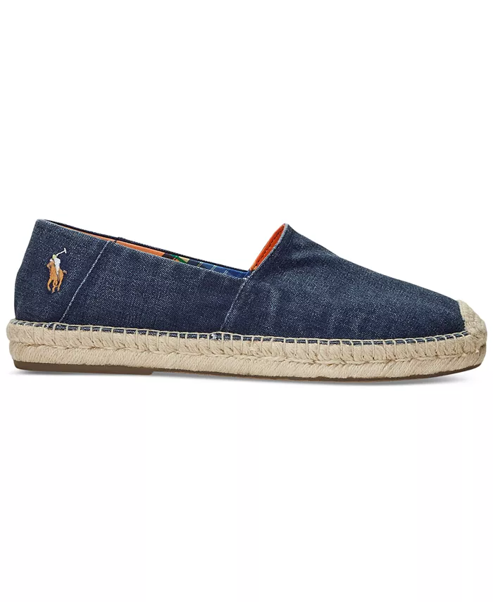 Polo Ralph Lauren Men's Cevio Washed Canvas Espadrilles Men's Shoes