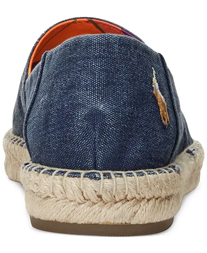 Polo Ralph Lauren Men's Cevio Washed Canvas Espadrilles Men's Shoes