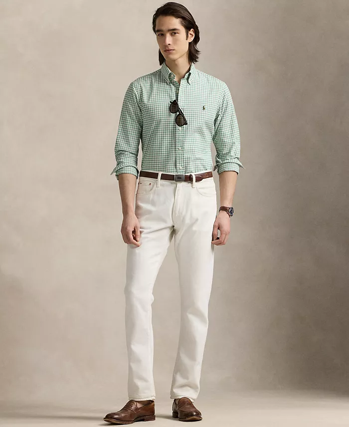 Polo Ralph Lauren Men's Classic-Fit Gingham Oxford Shirt Men's Fashion & Accessories
