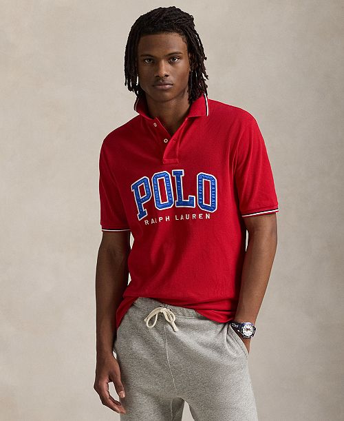 Polo Ralph Lauren Men's Classic-Fit Logo Mesh Polo Shirt Men's Fashion & Accessories
