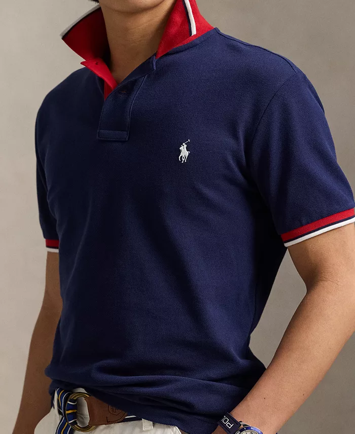 Polo Ralph Lauren Men's Classic-Fit Mesh Polo Shirt Men's Fashion & Accessories