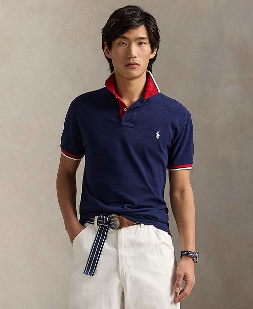 Polo Ralph Lauren Men's Classic-Fit Mesh Polo Shirt Men's Fashion & Accessories