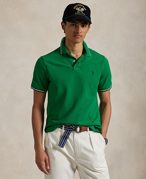 Polo Ralph Lauren Men's Classic-Fit Mesh Polo Shirt Men's Fashion & Accessories