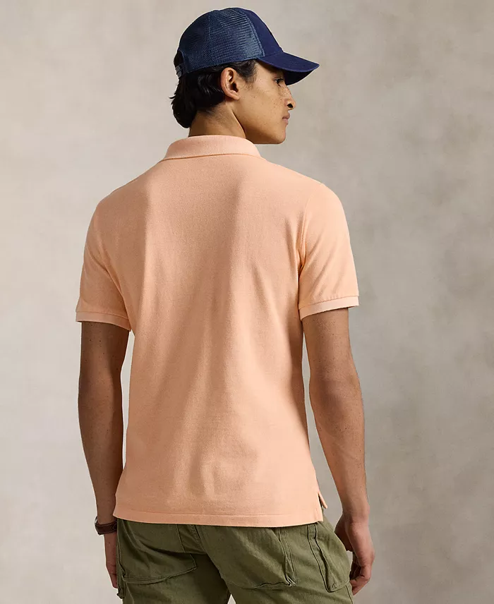 Polo Ralph Lauren Men's Classic-Fit Mineral-Dyed Mesh Polo Shirt Men's Fashion & Accessories