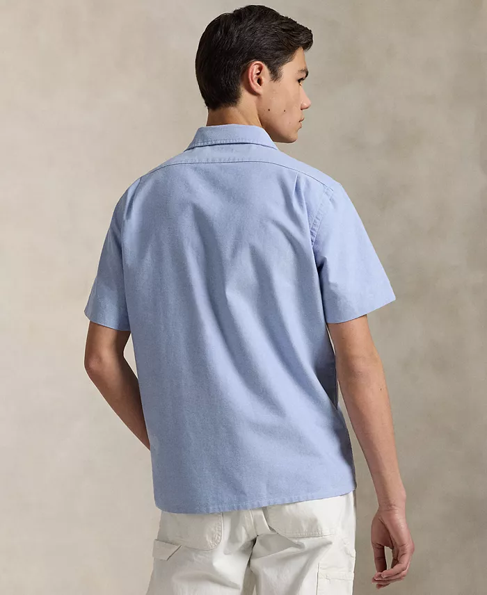 Polo Ralph Lauren Men's Classic-Fit Oxford Camp Shirt Men's Fashion & Accessories