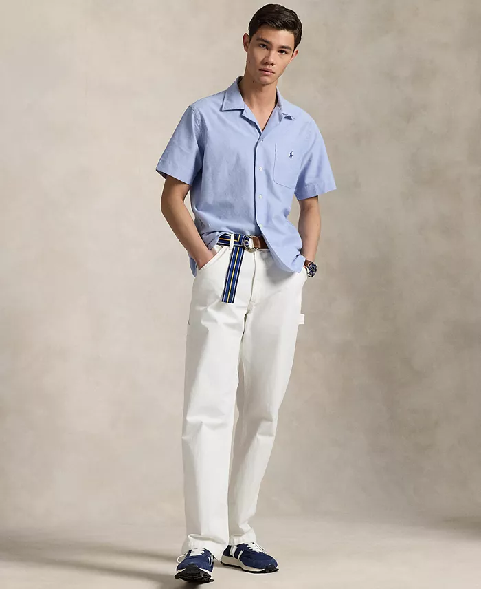 Polo Ralph Lauren Men's Classic-Fit Oxford Camp Shirt Men's Fashion & Accessories