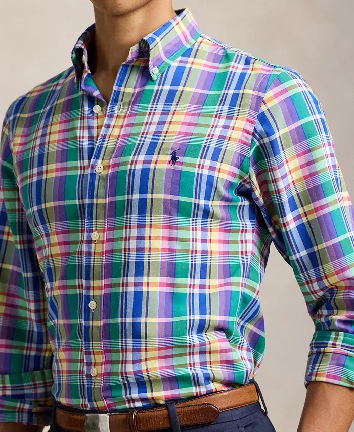 Polo Ralph Lauren Men's Classic-Fit Performance Oxford Shirt Men's Fashion & Accessories